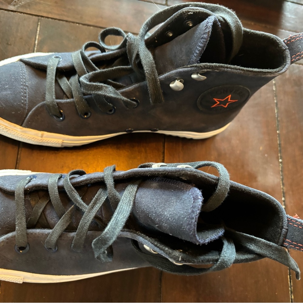 Converse winter High-Top Sneakers - Navy Blue - Picture 4 of 9